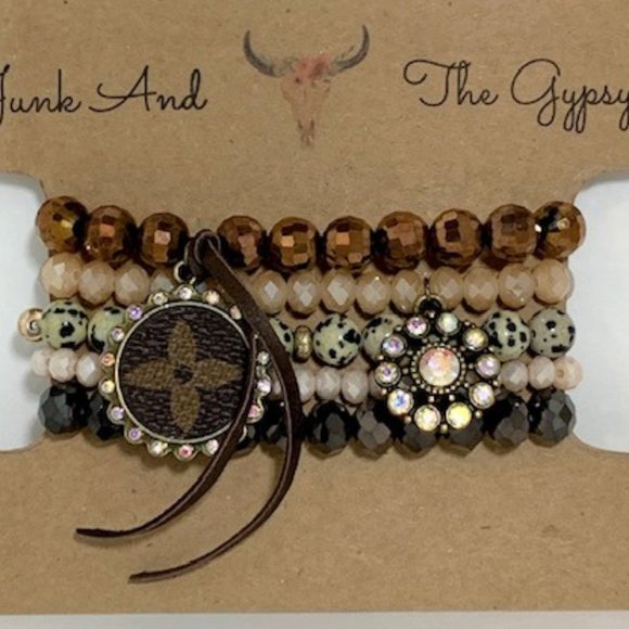 Upcycled Luxury Designer Bracelet, Revamped - Picture 1 of 4